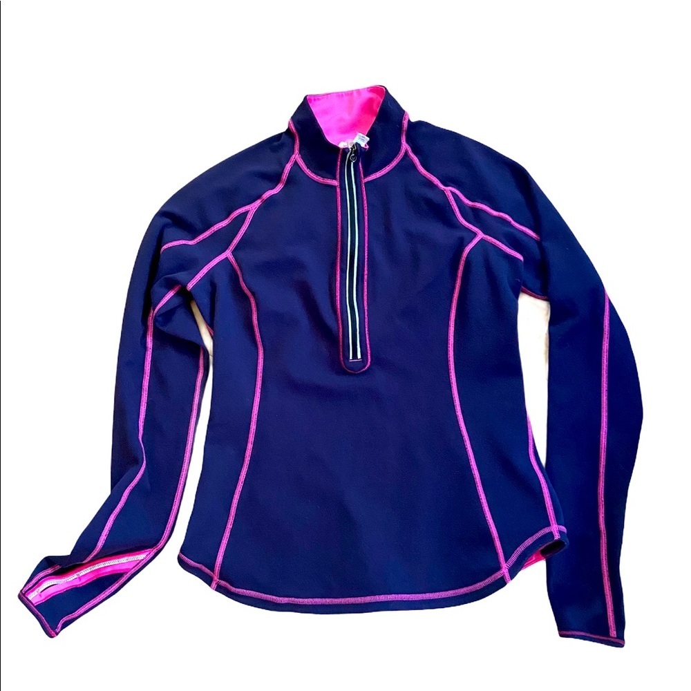 lululemon athletica Navy and Pink Women's Top